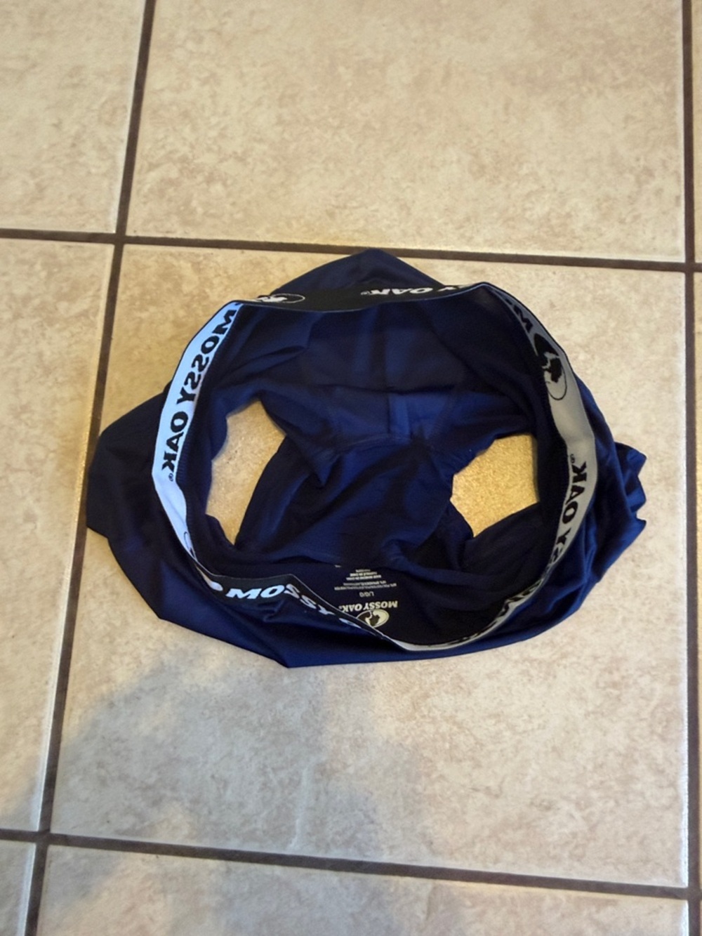 Mossy Oak Navy Blue Men’s Performance Boxer Briefs worn - Picture 3 of 3